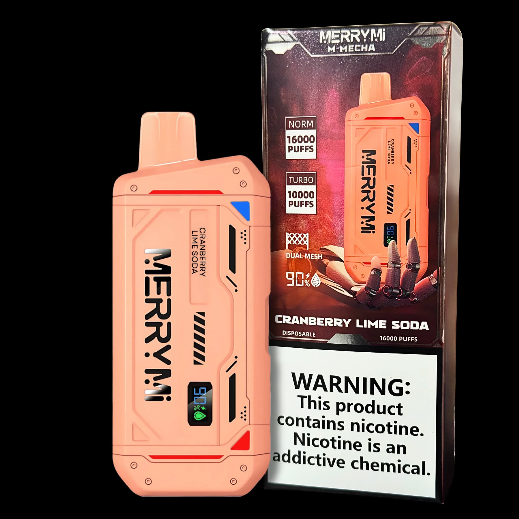 Merry Mi Mecha 16k -  Cranberry Lime Soda